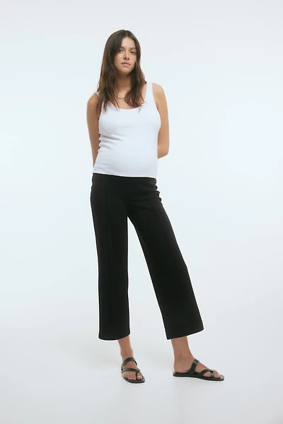 MAMA Ankle-Length Interlock Pants
