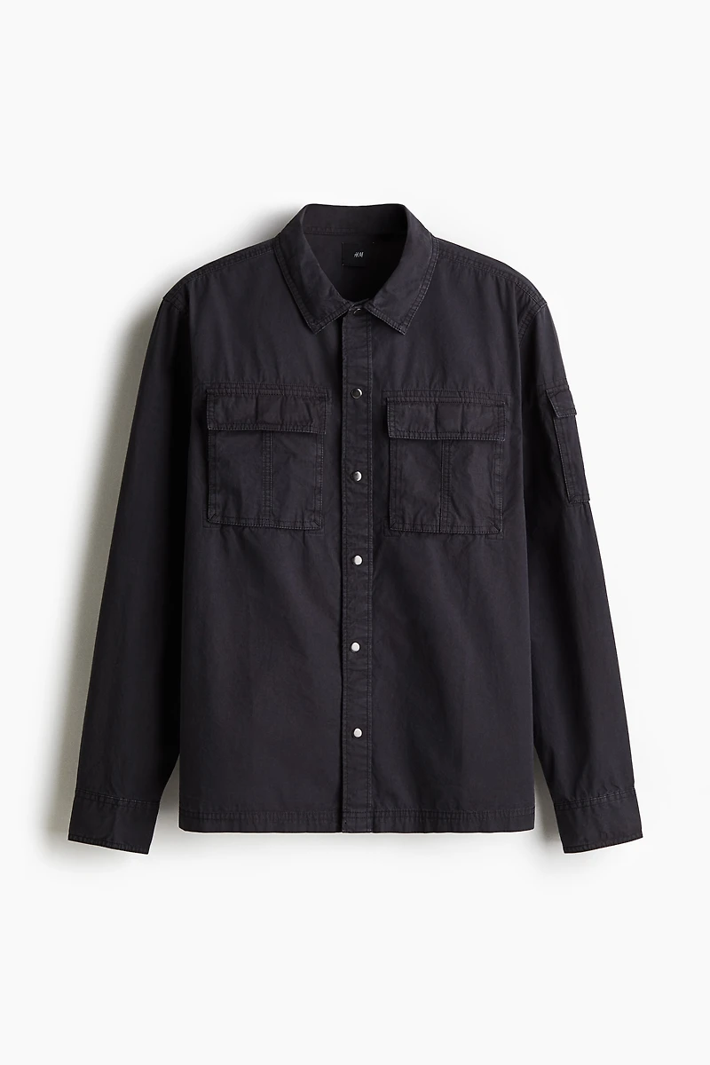 Regular-Fit Utility Overshirt
