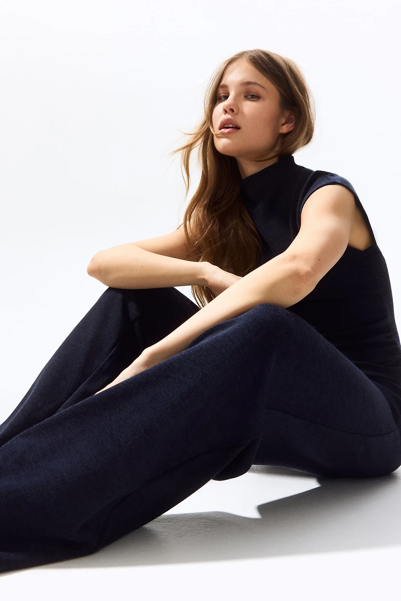 Straight-Leg Jersey Pants