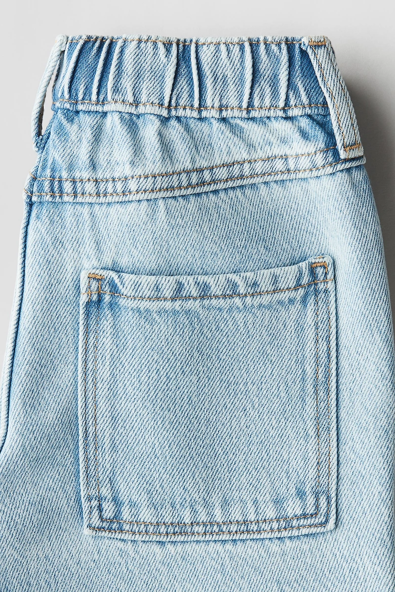 Knee-length Denim Shorts