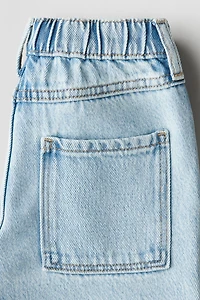 Knee-length Denim Shorts