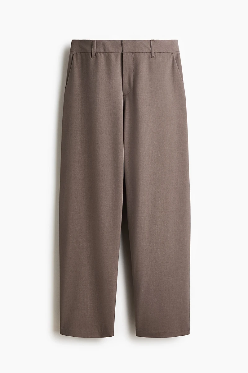 Dressy Barrel-Leg Pants