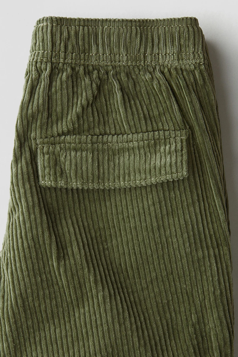 Pantalon de jogging cargo en velours côtelé