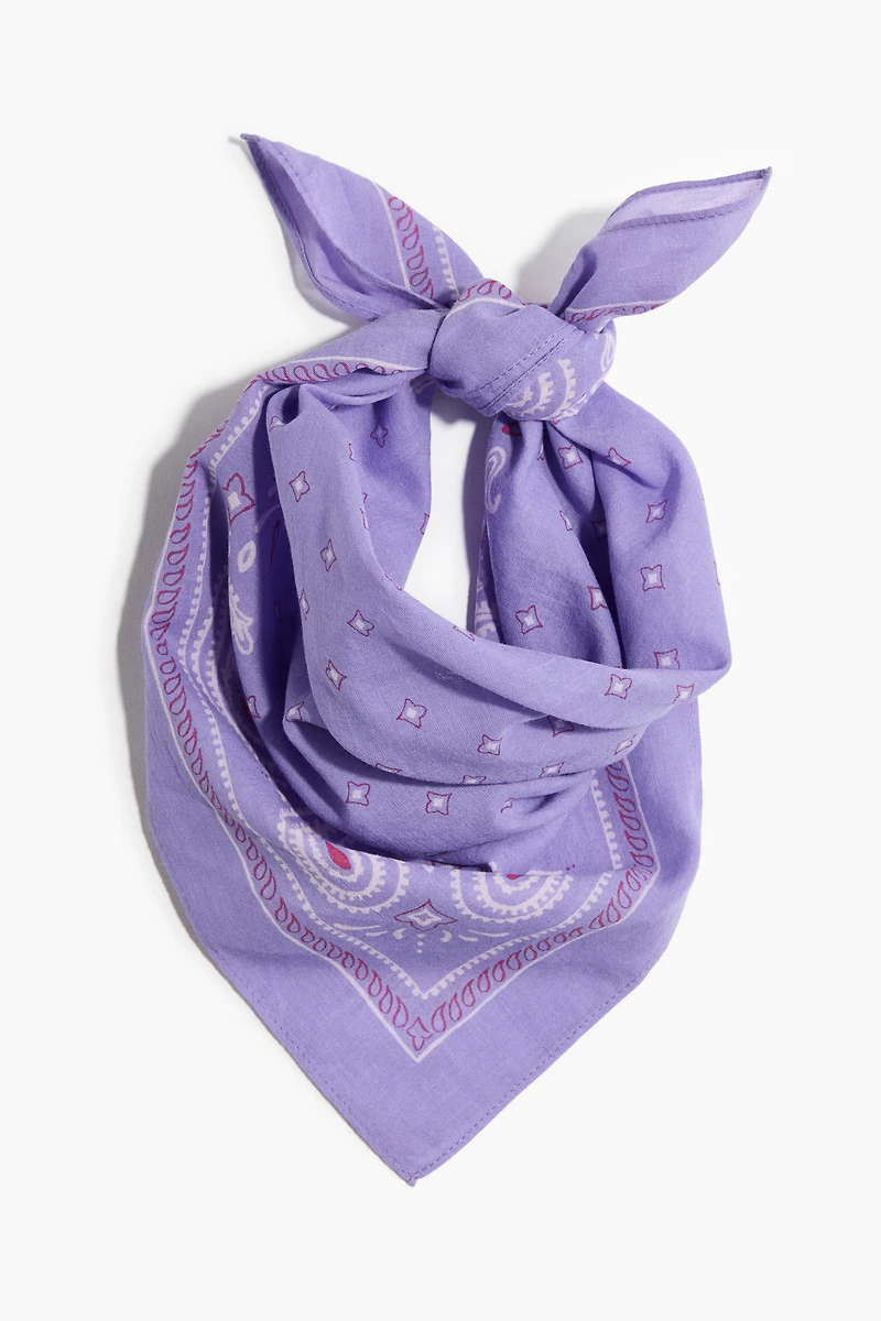 Patterned Cotton Scarf