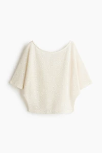 Glittery Knit Top