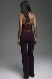 Pantalon en fin tricot