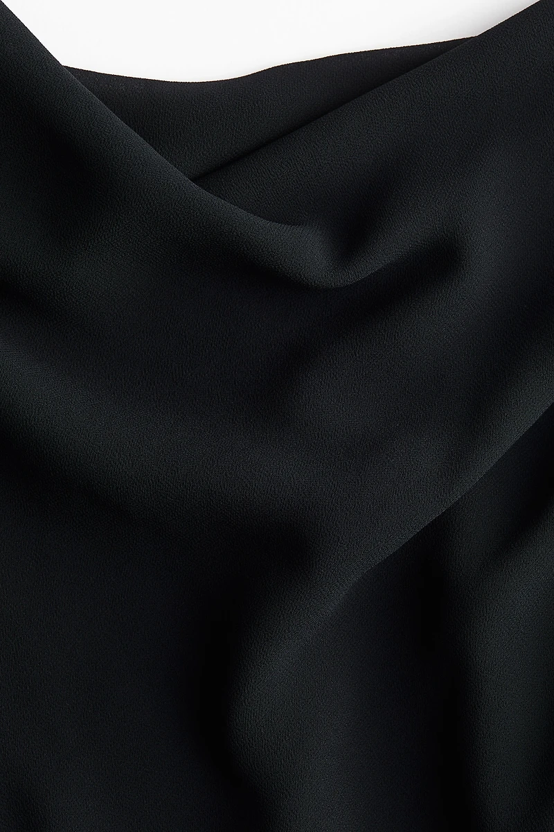 Cowl-Neck Dress