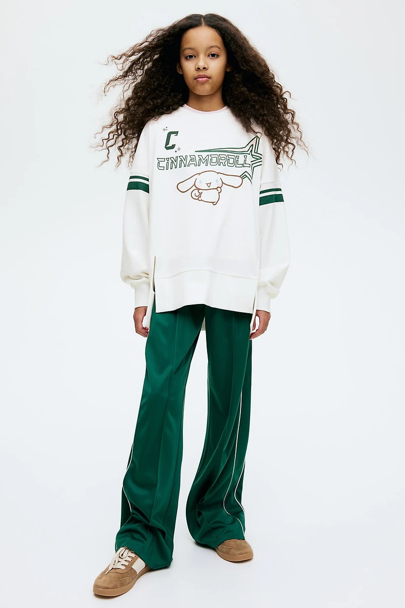 Oversized Printed Sweatshirt