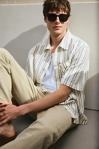 Chemise classique à manches courtes