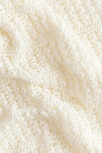 Open-Knit Beach Dress