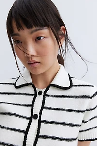 Short-Sleeved Cardigan