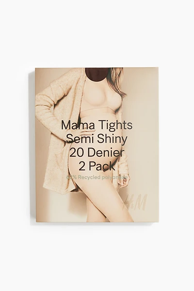MAMA 2-pack Tights 20 Denier