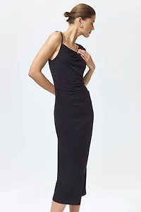 Asymmetric Jersey Dress