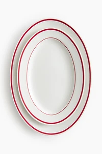 2-Pack Porcelain Serving Plates
