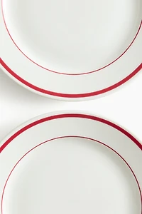2-Pack Porcelain Medium-Sized Plates