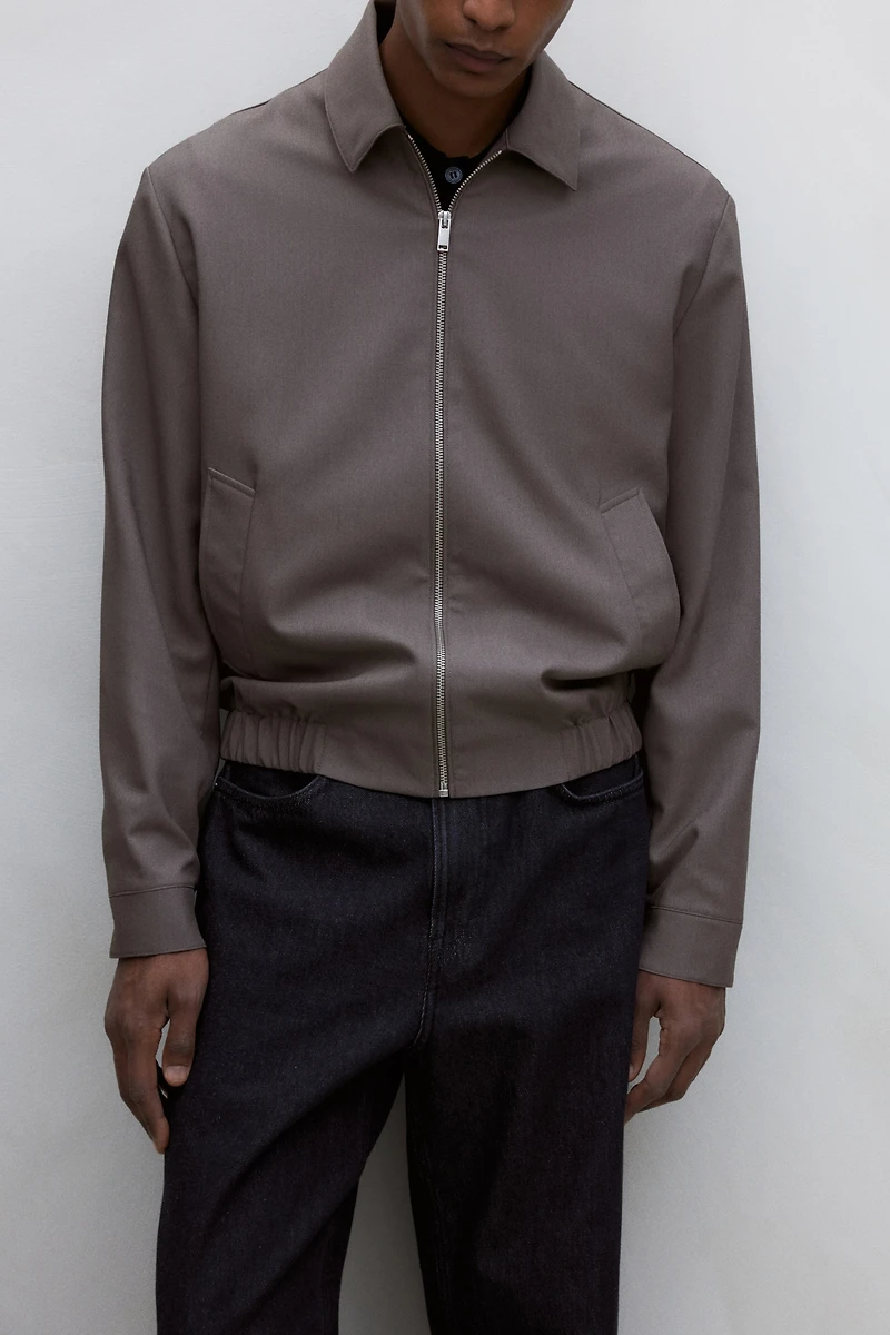 Veste coupe classique en sergé