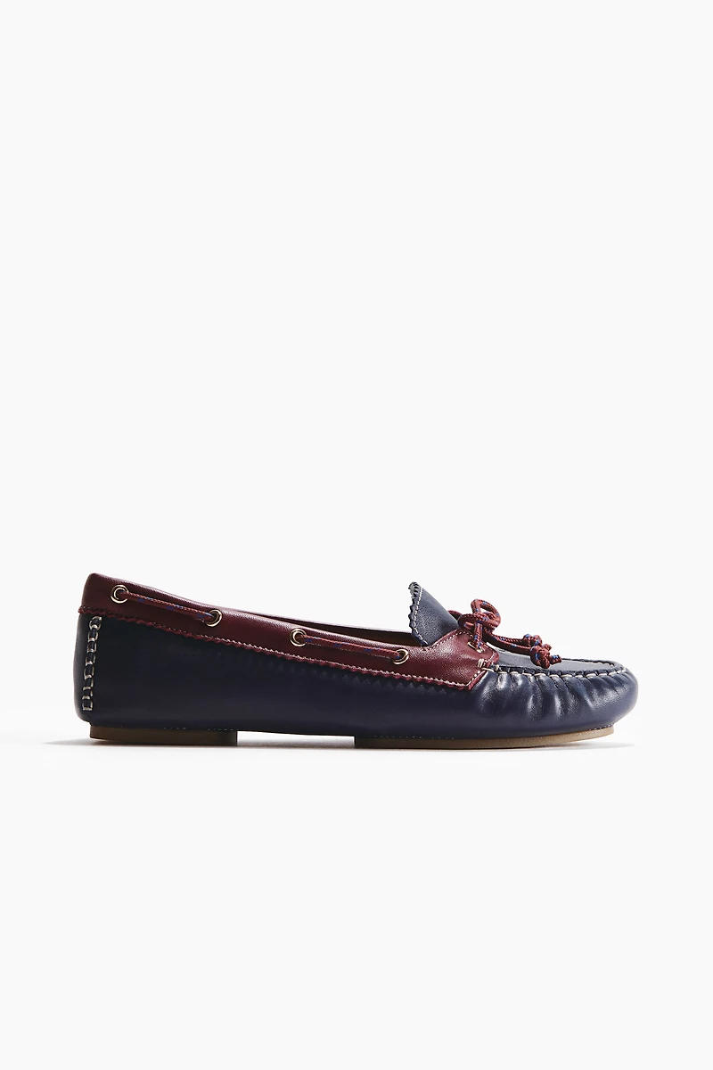 Mocassins en cuir