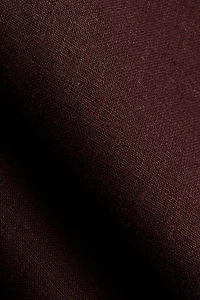 Linen-Blend Slip Skirt