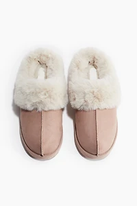 Warm-lined Slippers