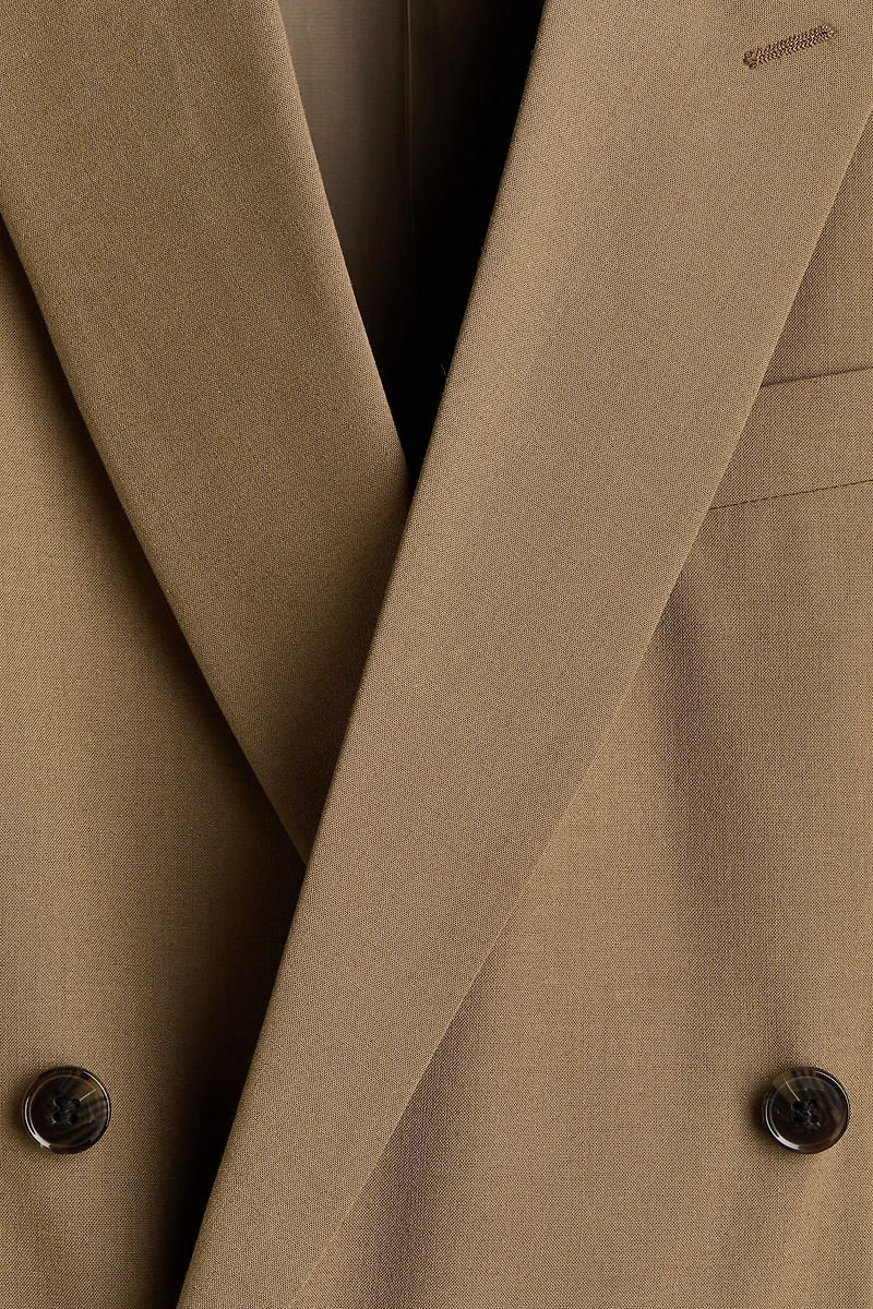 Relaxed-Fit Double-Breasted Jacket