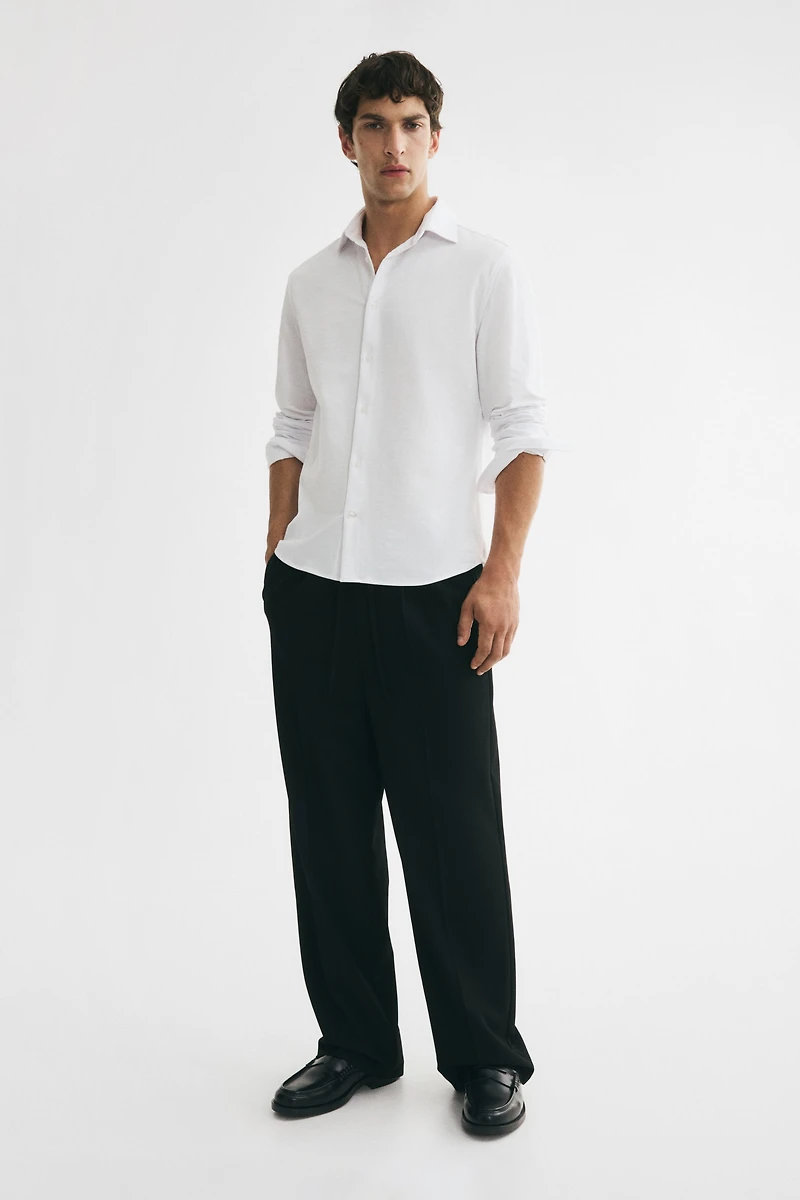 Chemise près du corps élastique dans les 4 sens