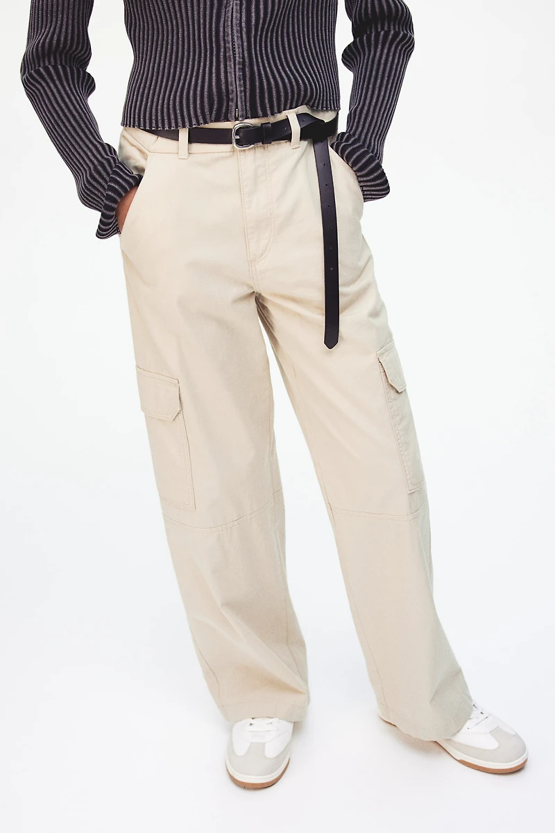 Pantalon cargo ample