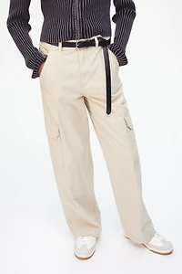 Pantalon cargo ample
