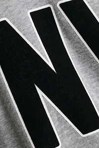 Motif-Detail Brushed-Inside Sweatshirt