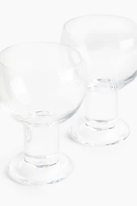 2-Pack Mouth-Blown Wine Goblets