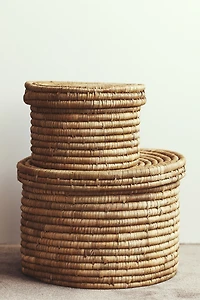 Large Storage Basket with Lid