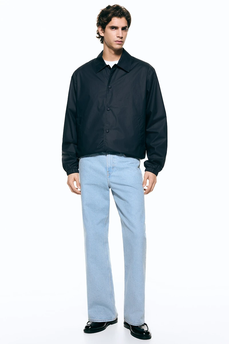 Cotton Jacket with Collar