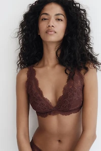 Padded Soft-Cup Lace Bra