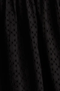 Eyelet Embroidered Mini Skirt