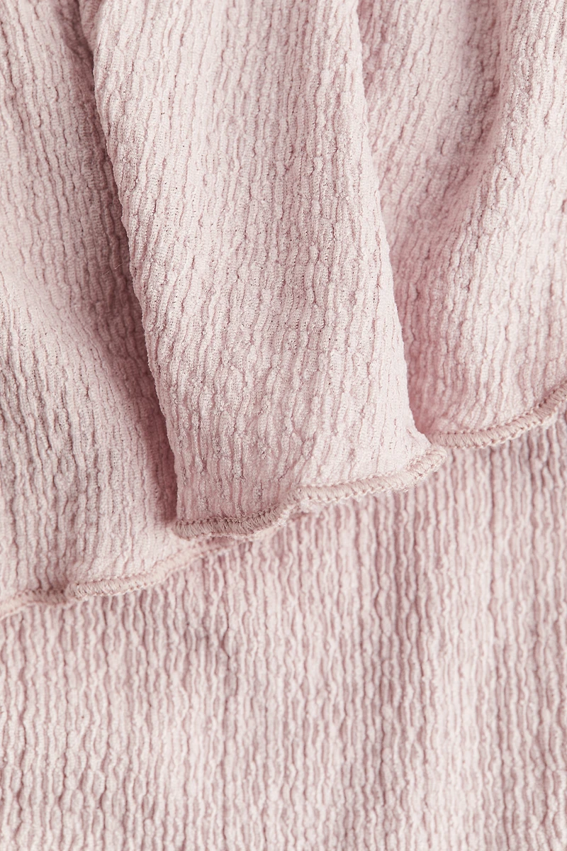 Flounced One-Shoulder Top