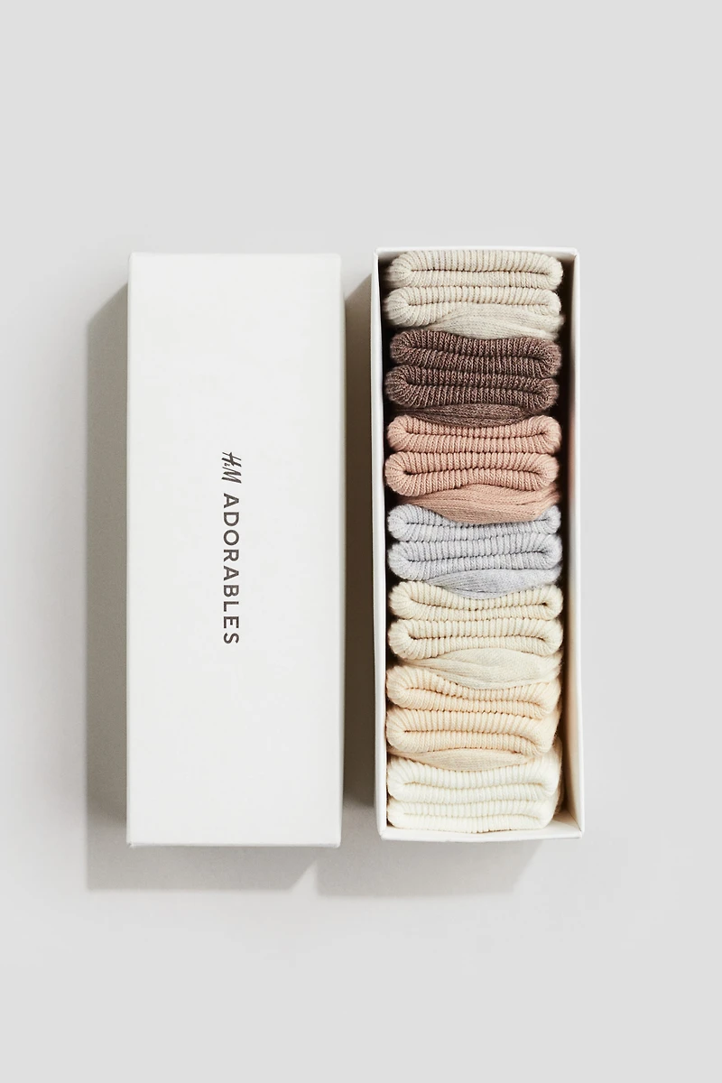 7-Pack Cotton-Blend Socks