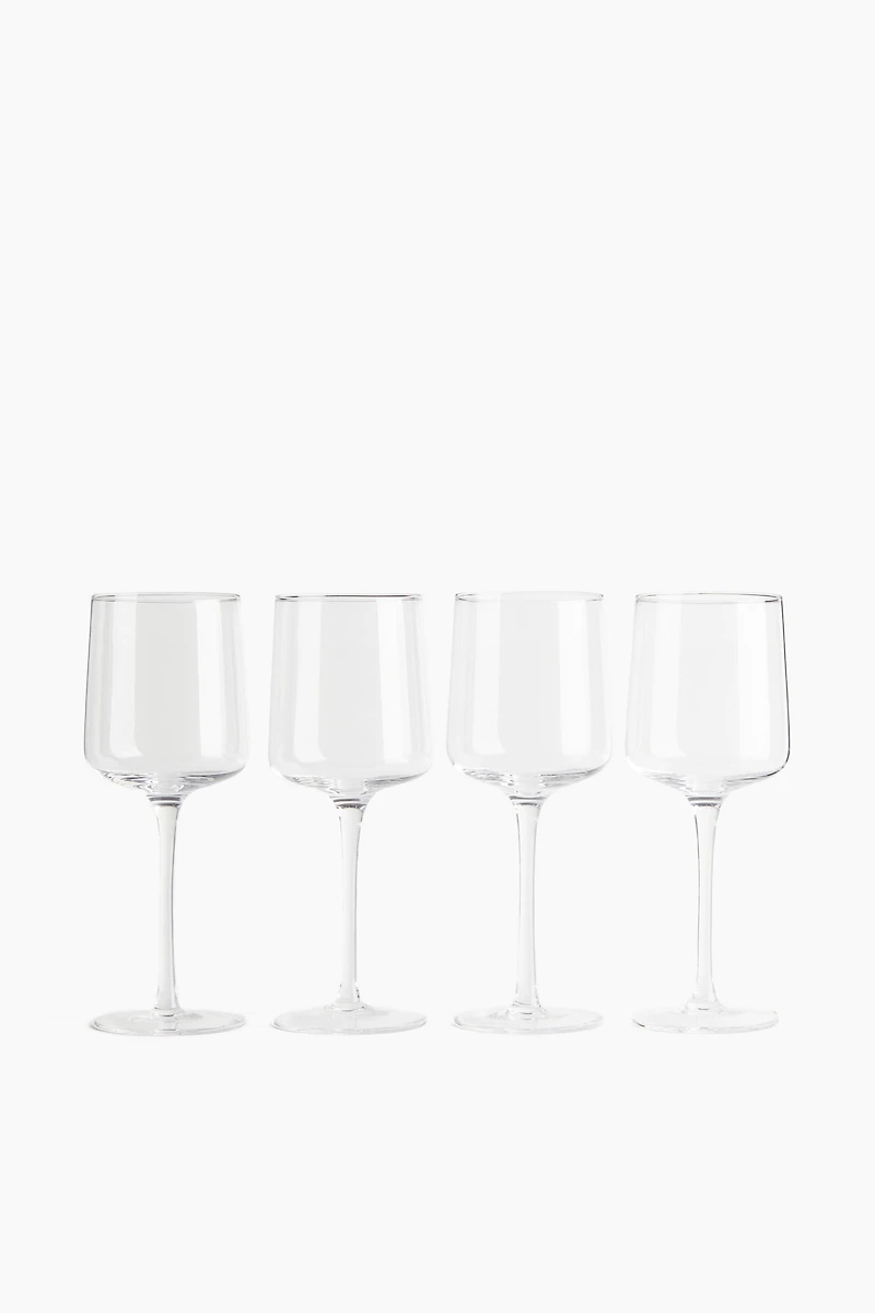 Lot de 4 verres à vin