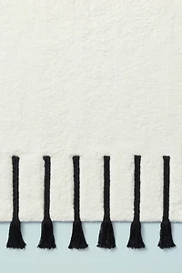 Tufted Bath Mat with Tassels