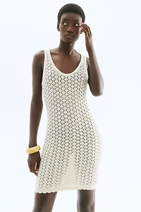 Crochet-Look Dress