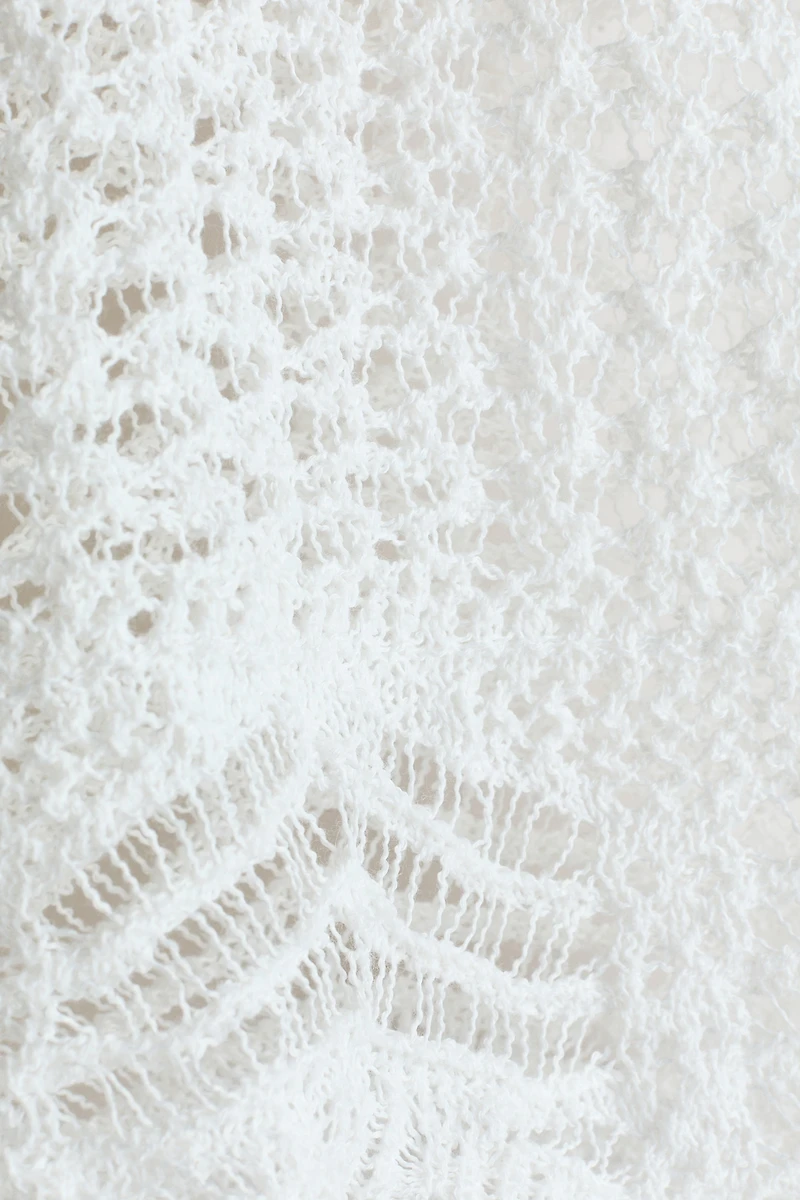 Crochet-Look Beach Shorts