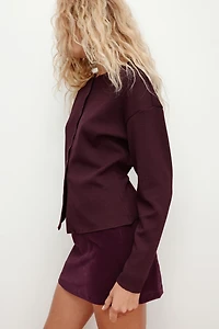 Chandail en tricot texturé