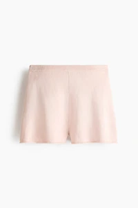 Short en tricot avec bords roulottés