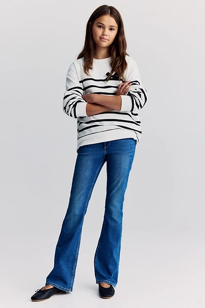 Jean Taille Basse Jambes Évasées