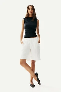 Draped Sleeveless Top
