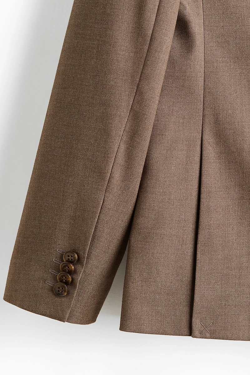 Veste classique à fermeture droite