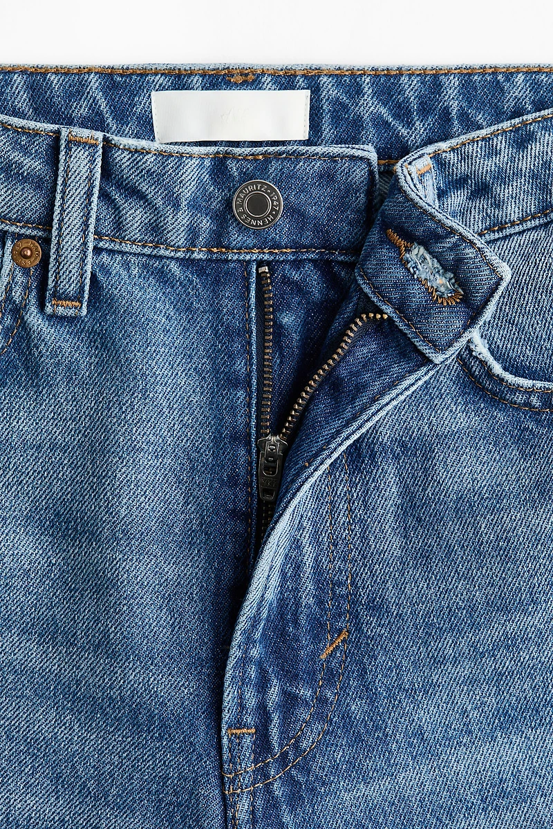 Jean droit taille haute