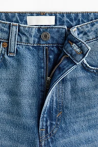 Jean droit taille haute