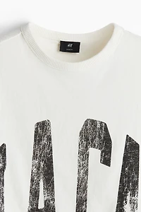Loose-Fit Printed Tank Top
