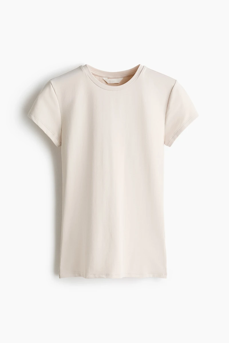 Fitted Microfiber T-shirt