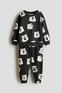 2-Piece Printed Sweatsuit
