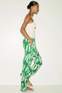 Drawstring Twill Pants